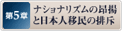 第5章　ナショナリズムの昂揚と日本人移民の排斥
