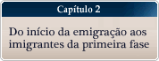 Capítulo 2 - Do início da emigração aos imigrantes da primeira fase.