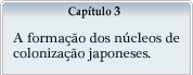 Capítulo 3 - A formação dos núcleos de colonização japoneses.