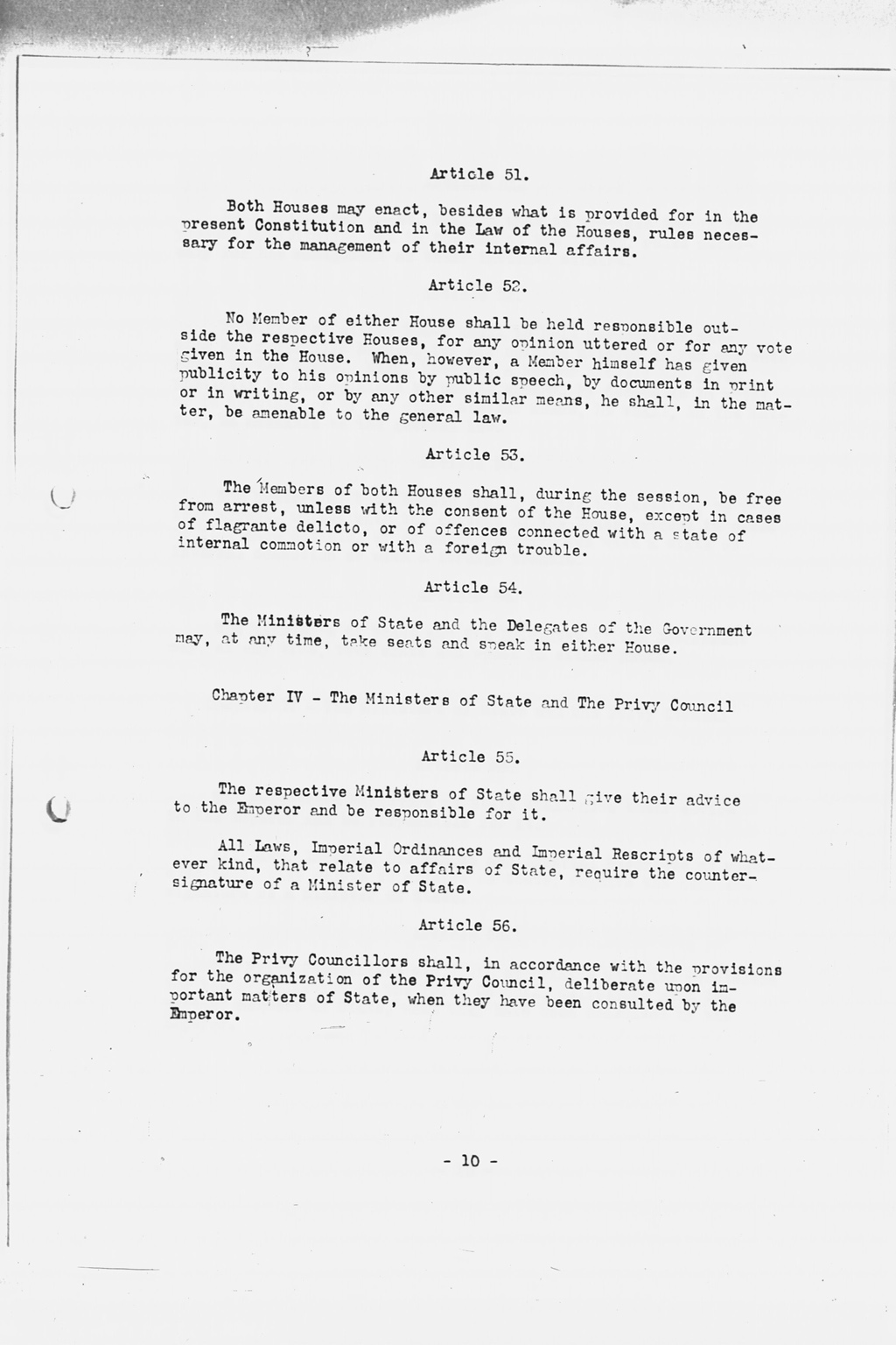 [History of the Non-Military Activities of the Occupation of Japan, 1945 through December 1951, Vol. 7 Constitutional Revision](Larger image)