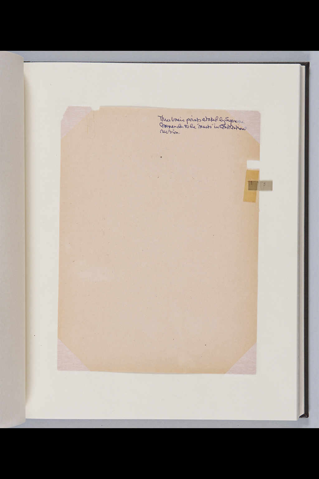 [Alfred Hussey Papers; Constitution File No. 1](Larger image)