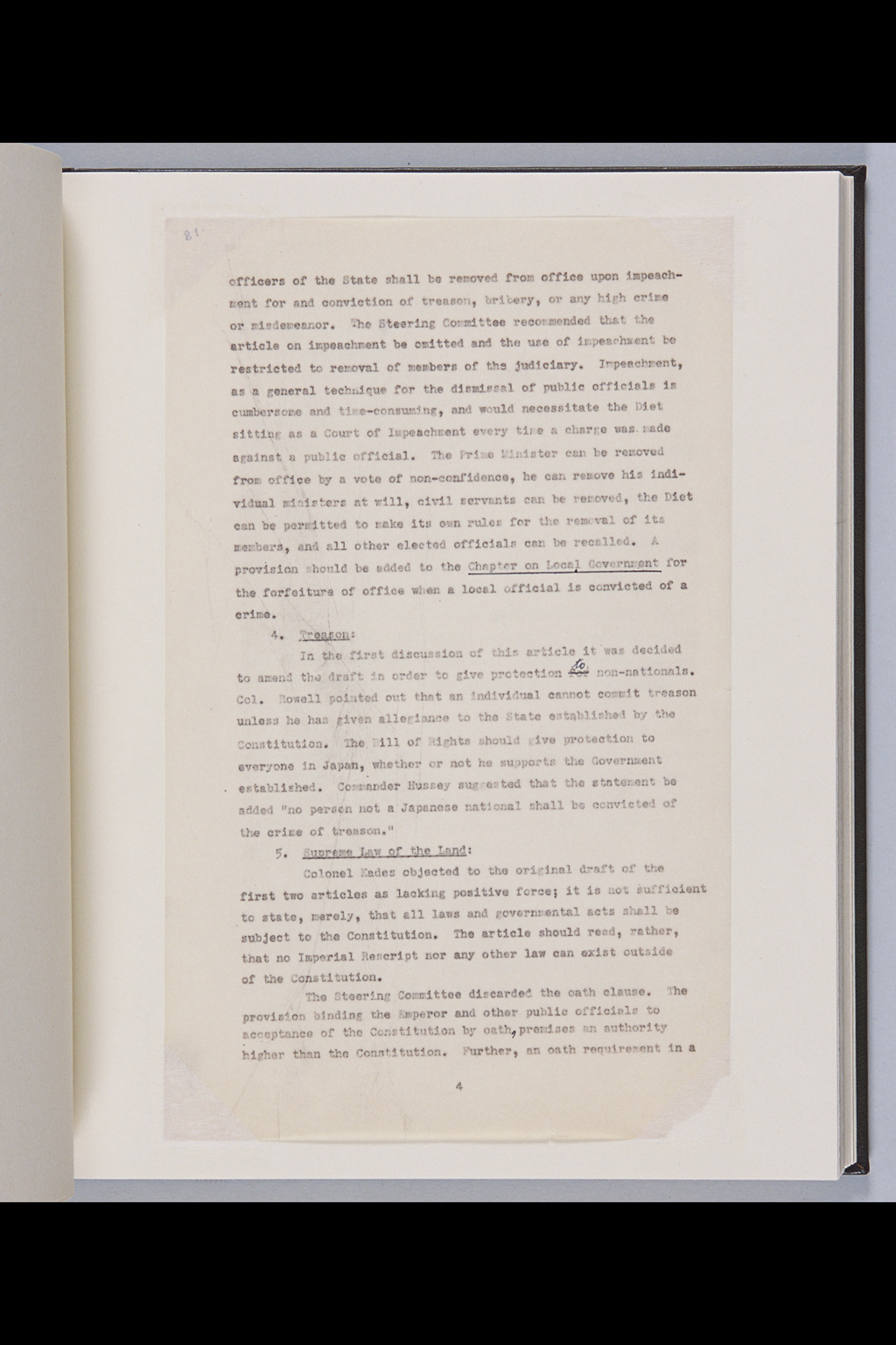 [Alfred Hussey Papers; Constitution File No. 1](Larger image)