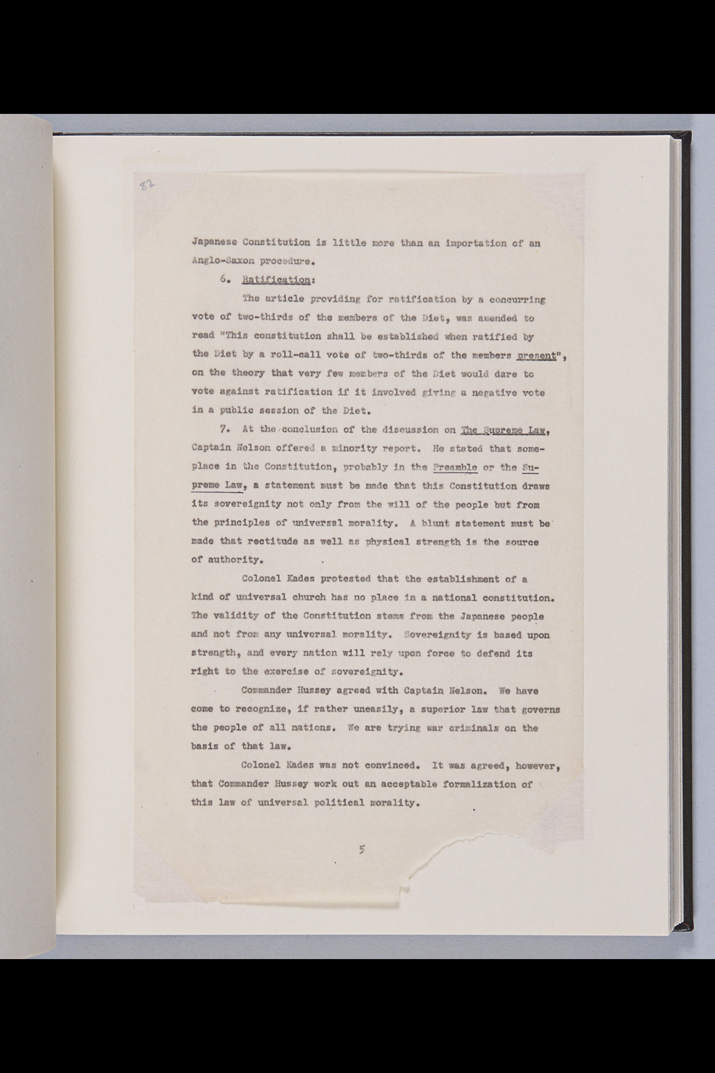 [Alfred Hussey Papers; Constitution File No. 1](Larger image)