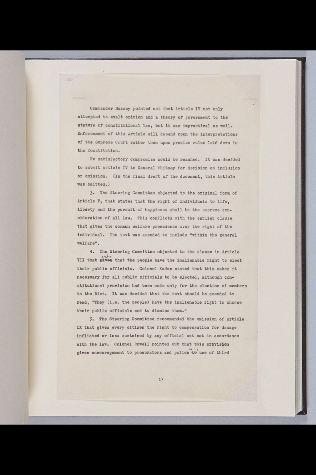 [Alfred Hussey Papers; Constitution File No. 1](Larger image)