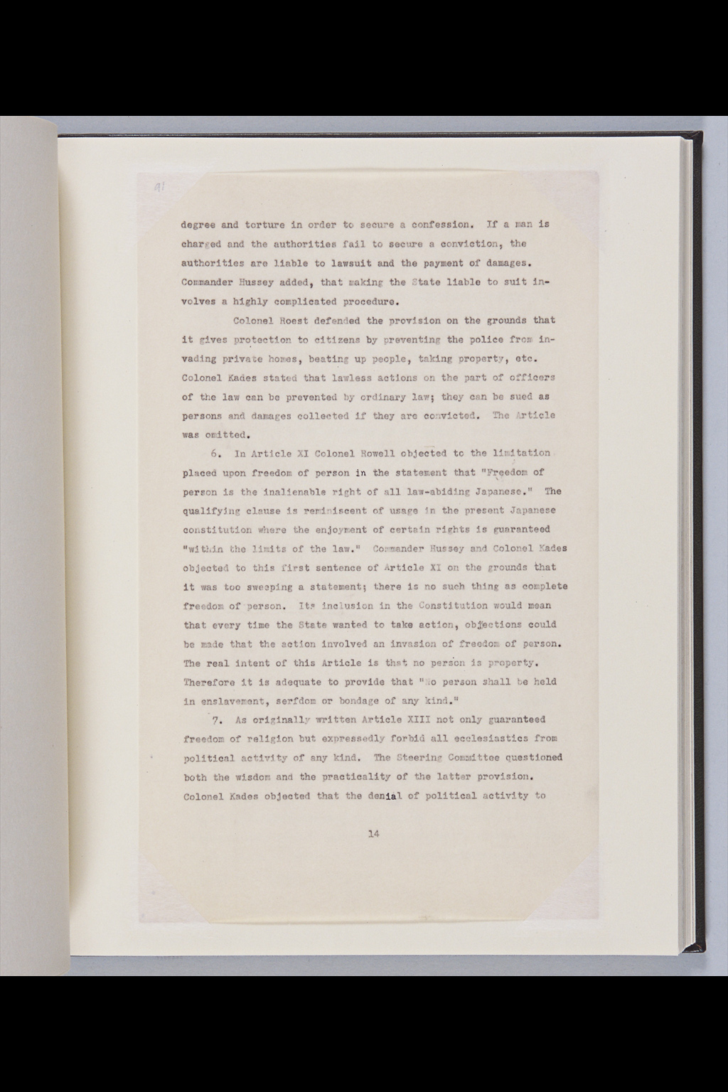 [Alfred Hussey Papers; Constitution File No. 1](Larger image)