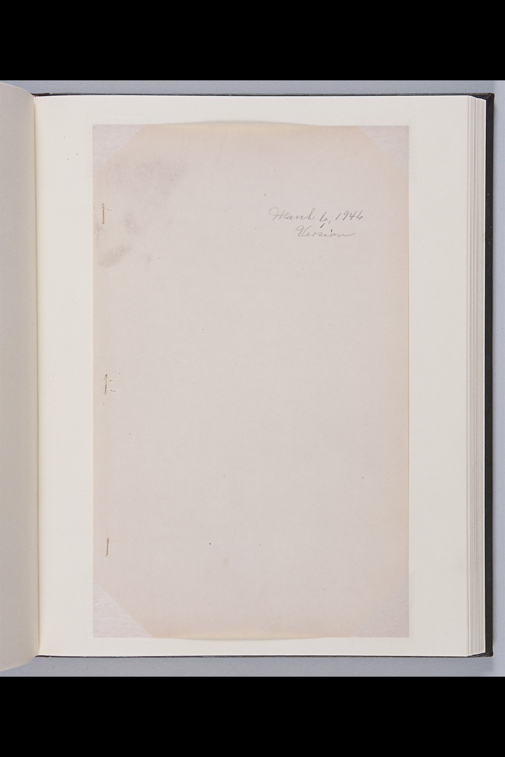 『Alfred Hussey Papers; Constitution File No. 1』(拡大画像)