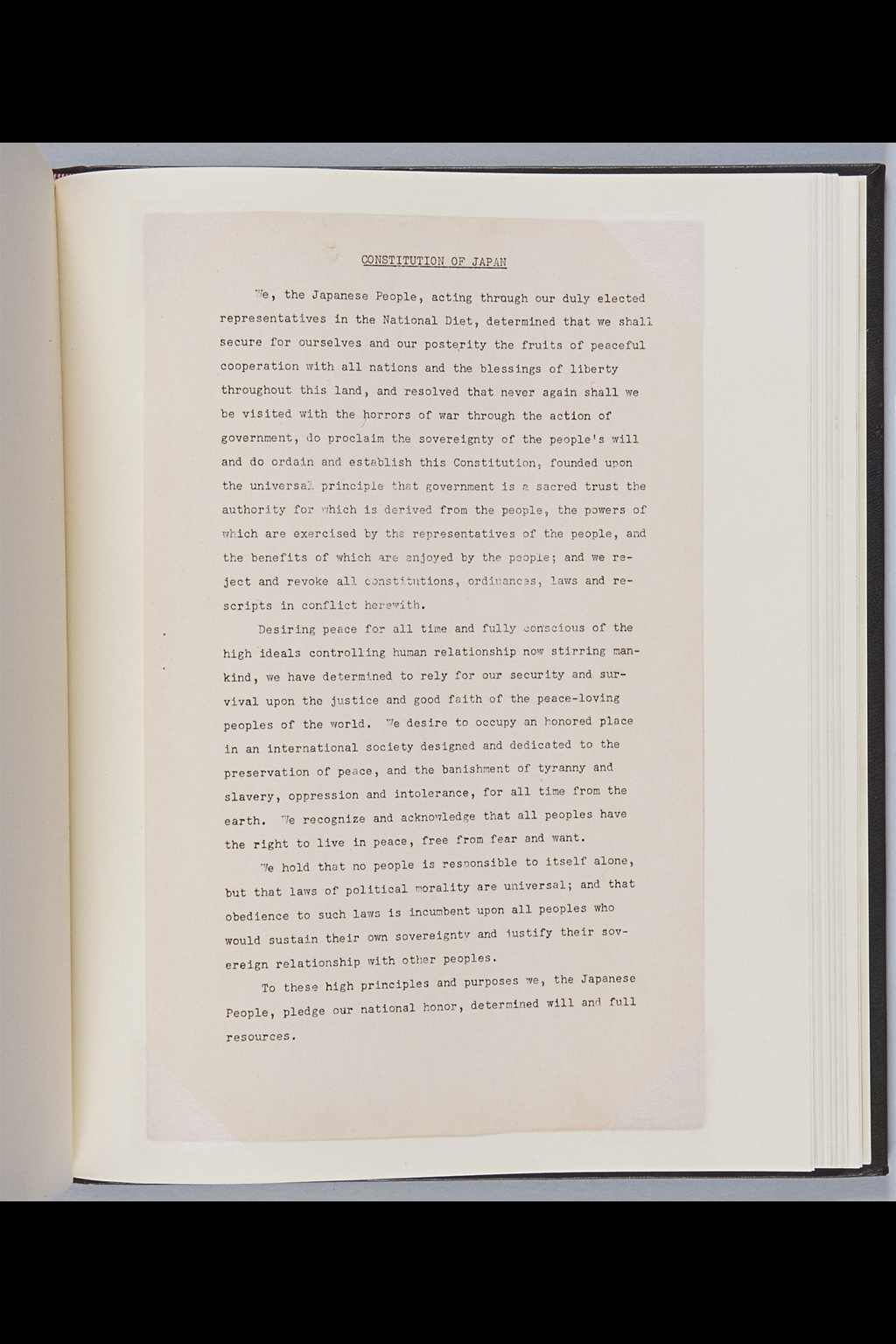 [Alfred Hussey Papers; Constitution File No. 1](Larger image)