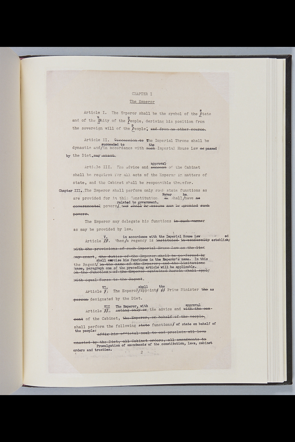 [Alfred Hussey Papers; Constitution File No. 1](Larger image)