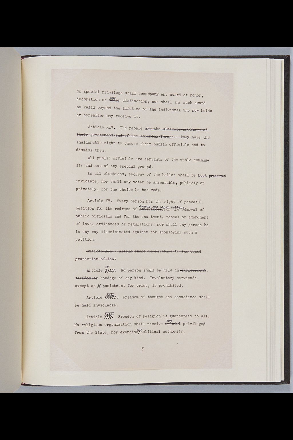 [Alfred Hussey Papers; Constitution File No. 1](Larger image)