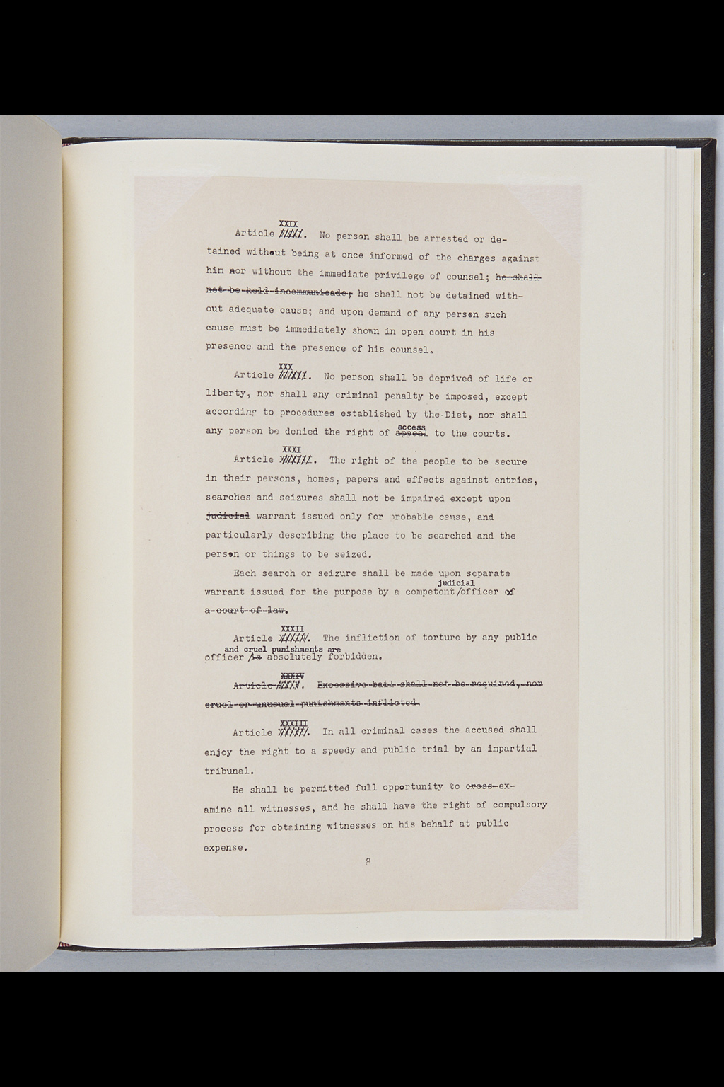 [Alfred Hussey Papers; Constitution File No. 1](Larger image)