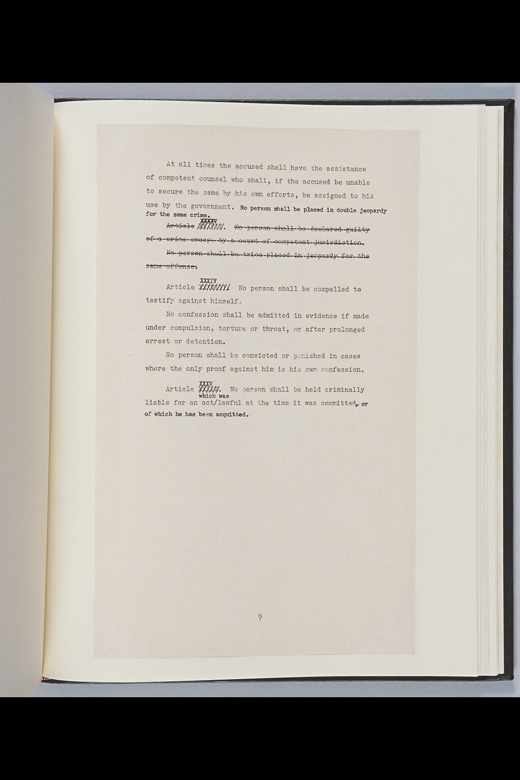 [Alfred Hussey Papers; Constitution File No. 1](Larger image)