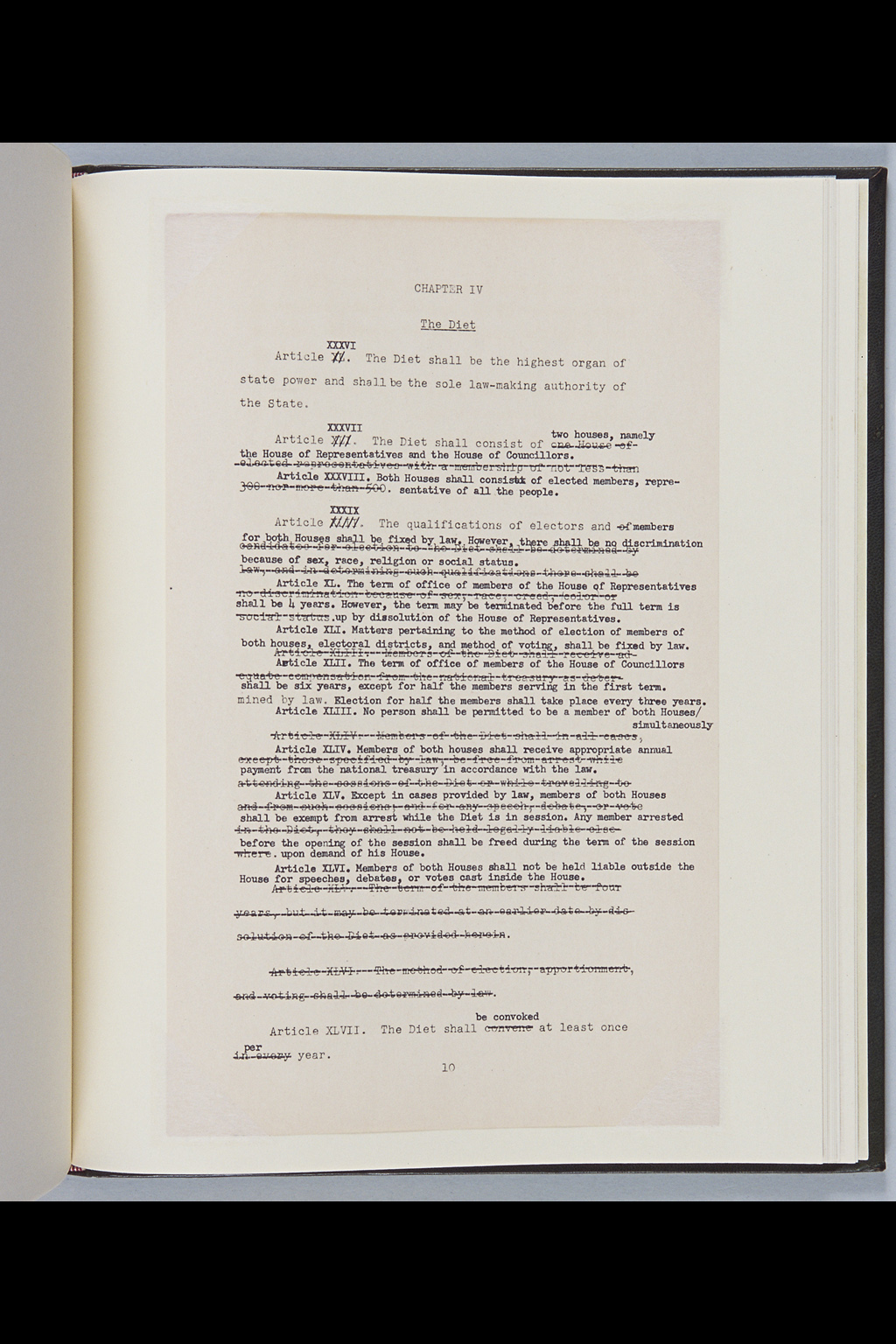 [Alfred Hussey Papers; Constitution File No. 1](Larger image)