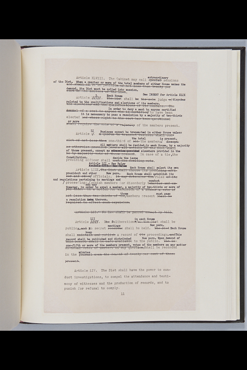 [Alfred Hussey Papers; Constitution File No. 1](Larger image)