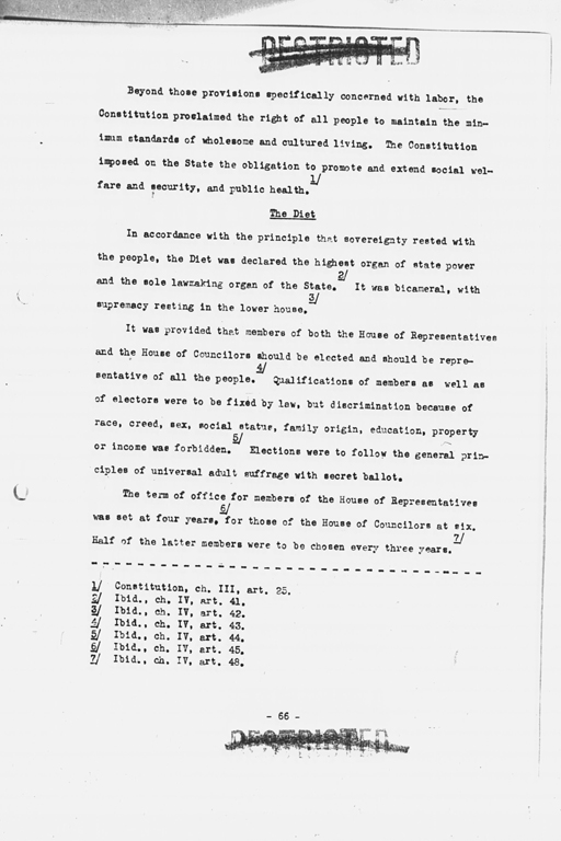 『History of the Non-Military Activities of the Occupation of Japan, 1945 through December 1951, Vol. 7  Constitutional Revision』(標準画像)