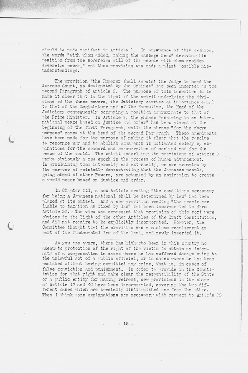 『History of the Non-Military Activities of the Occupation of Japan, 1945 through December 1951, Vol. 7  Constitutional Revision』(標準画像)