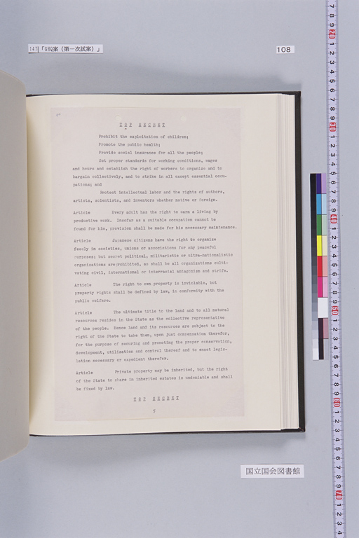 [Alfred Hussey Papers; Constitution File No. 1](Regular image)