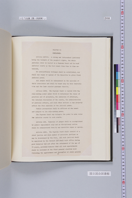 [Alfred Hussey Papers; Constitution File No. 1](Regular image)