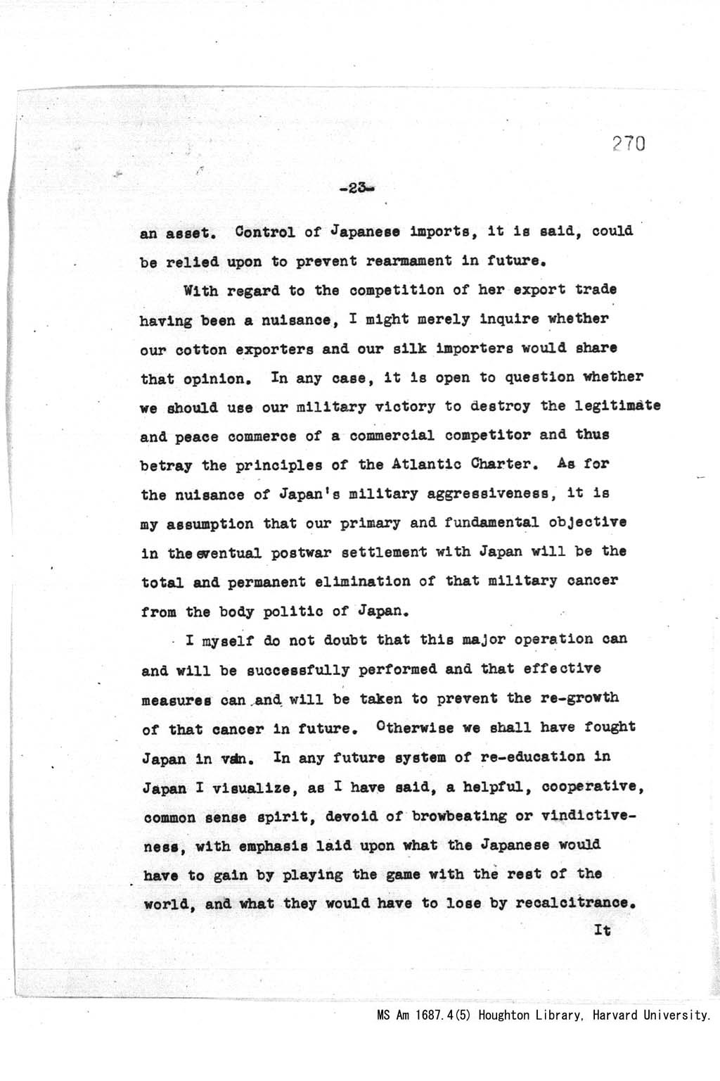 [Address at the Annual Banquet celebrating the 90th Anniversary of the Illinois Education association, Chicago, at 8:00 pm, December 29, 1943](Larger image)