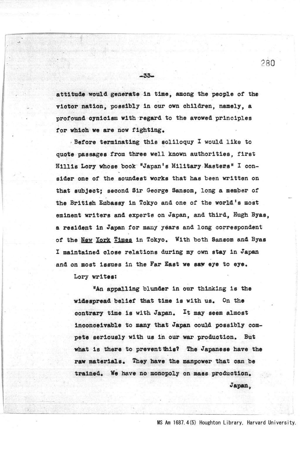 [Address at the Annual Banquet celebrating the 90th Anniversary of the Illinois Education association, Chicago, at 8:00 pm, December 29, 1943](Larger image)