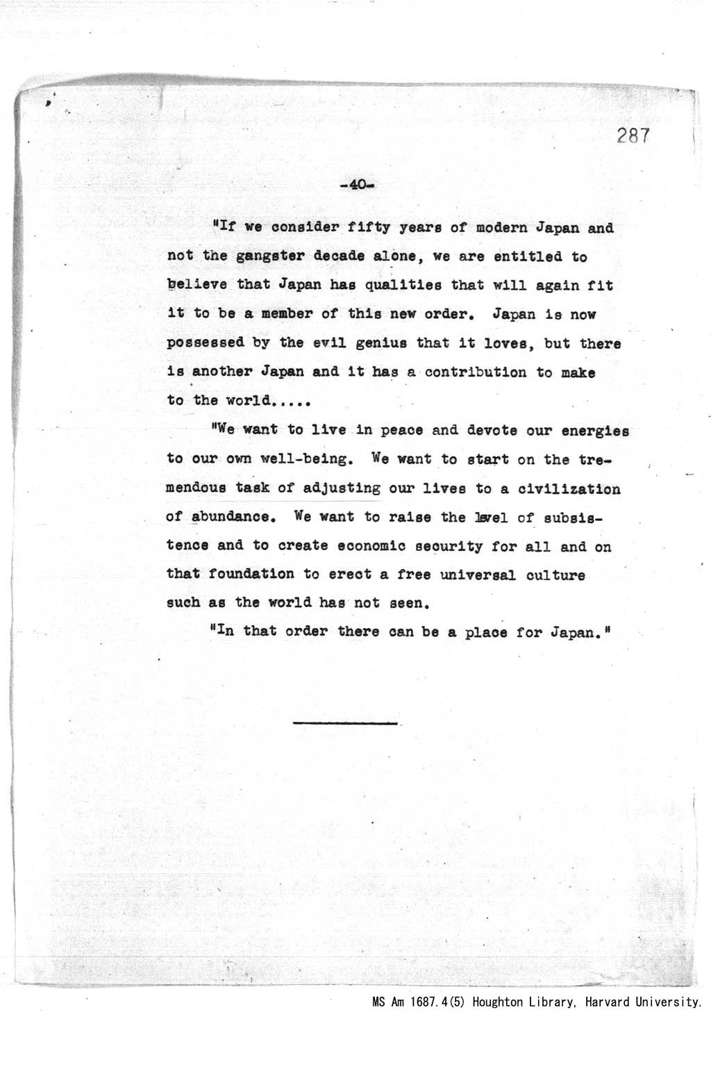 [Address at the Annual Banquet celebrating the 90th Anniversary of the Illinois Education association, Chicago, at 8:00 pm, December 29, 1943](Larger image)