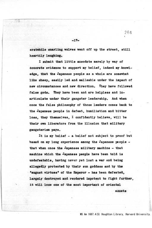 [Address at the Annual Banquet celebrating the 90th Anniversary of the Illinois Education association, Chicago, at 8:00 pm, December 29, 1943](Regular image)