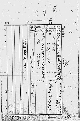 『［ポツダム宣言受諾に関し瑞西、瑞典を介し連合国側に申し入れ関係］』(標準画像)