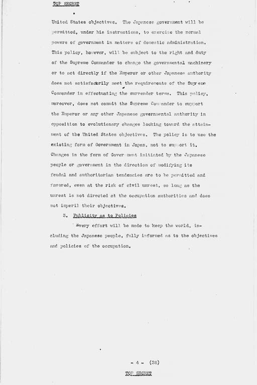 [U.S. Initial Post-Surrender Policy for Japan (SWNCC150/3)](Regular image)