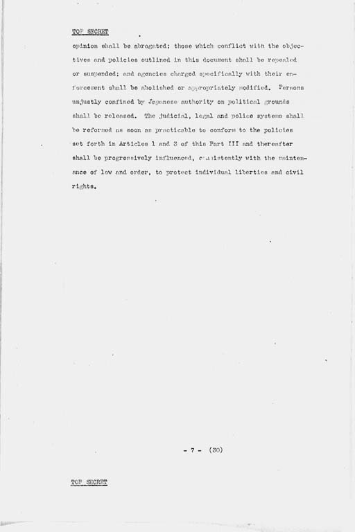 『U.S. Initial Post-Surrender Policy for Japan (SWNCC150/3)』(標準画像)