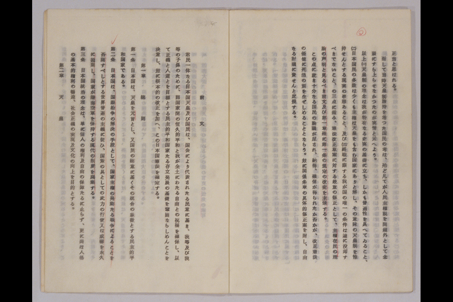 『東京帝国大学憲法研究委員会報告書』(拡大画像)