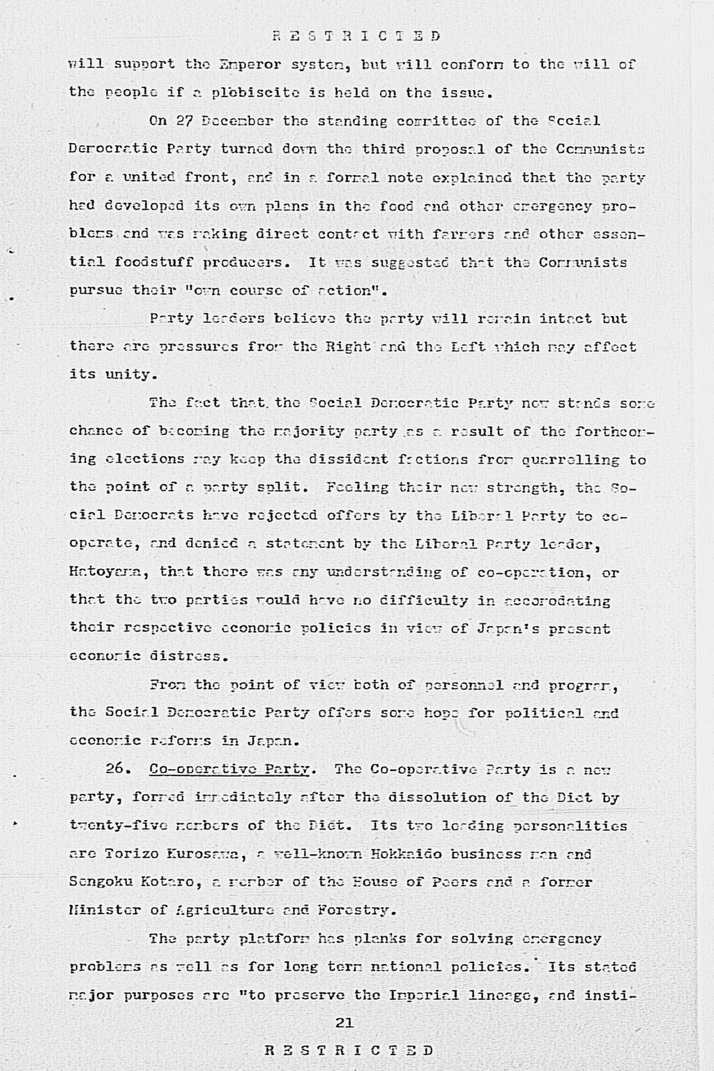 [Report of Government Section to Far Eastern Commission Government Section Meeting with Far Eastern Commission](Larger image)