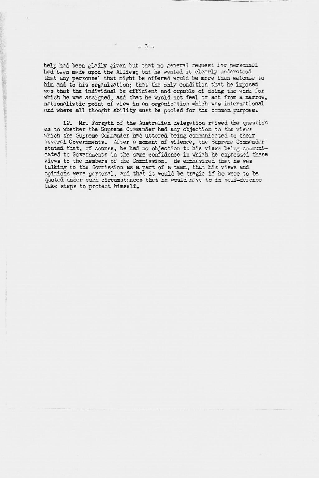 [Memorandum of Interview with General of the Army Douglas MacArthur Held on January 29, 1946](Larger image)