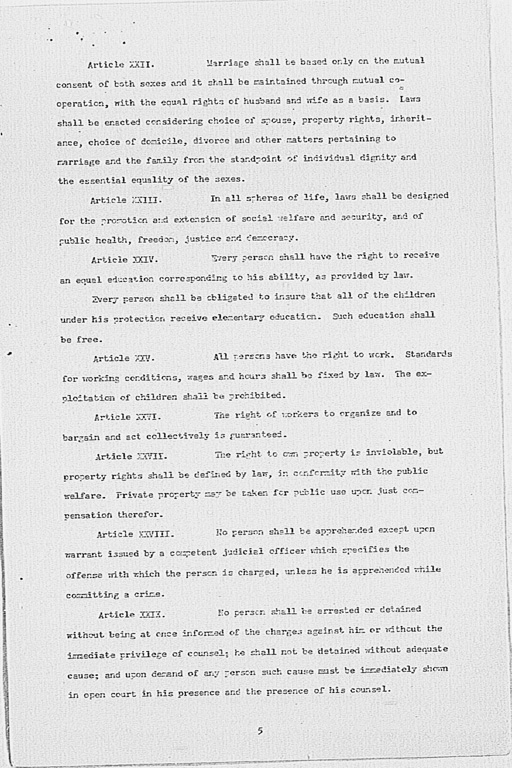 [Max W. Bishop to the Secretary of State, Subject: Japanese Government's Draft Constitution](Regular image)