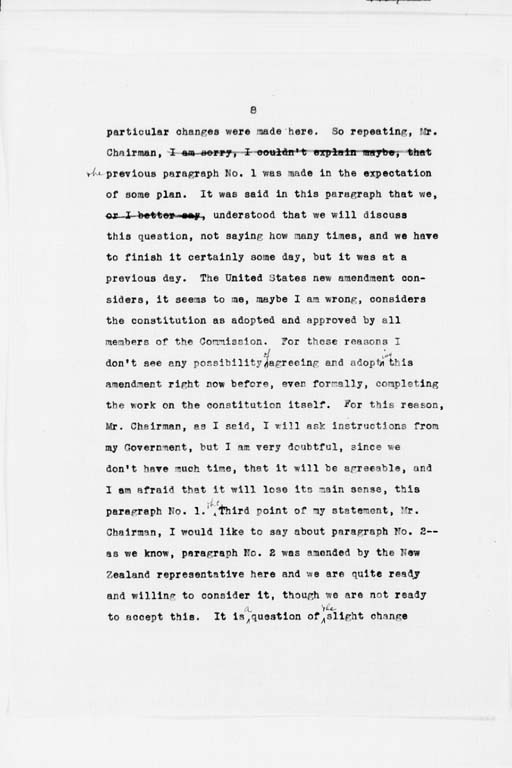 [Transcript of Twenty-Seventh Meeting of the Far Eastern Commission, Held in Main Conference Room, 2516 Massachusetts Avenue, N.W., Saturday, September 21, 1946](Regular image)