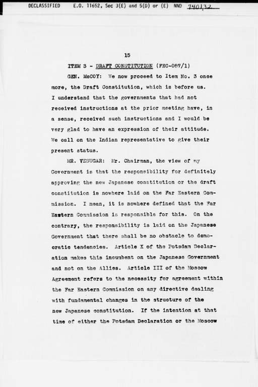 [Transcript of Twenty-Seventh Meeting of the Far Eastern Commission, Held in Main Conference Room, 2516 Massachusetts Avenue, N.W., Saturday, September 21, 1946](Regular image)