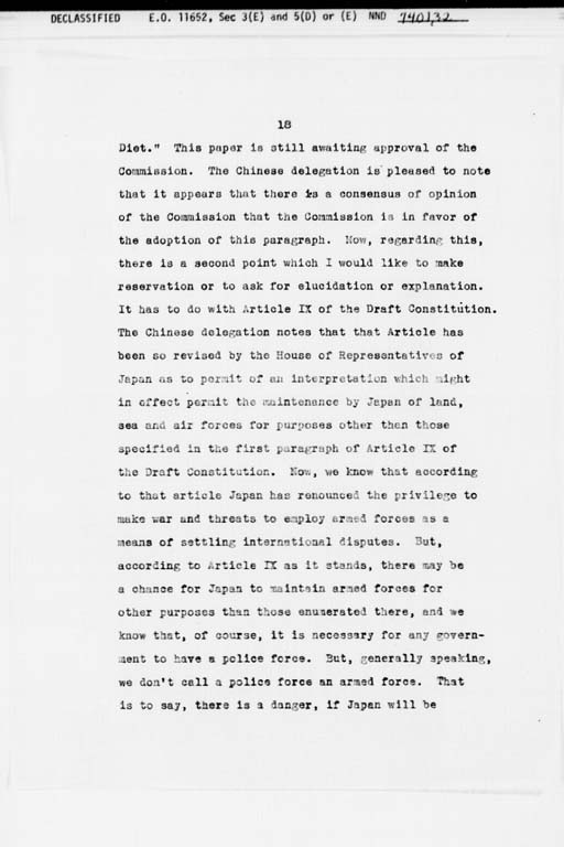 『Transcript of Twenty-Seventh Meeting of the Far Eastern Commission, Held in Main Conference Room, 2516 Massachusetts Avenue, N.W., Saturday, September 21, 1946』(標準画像)