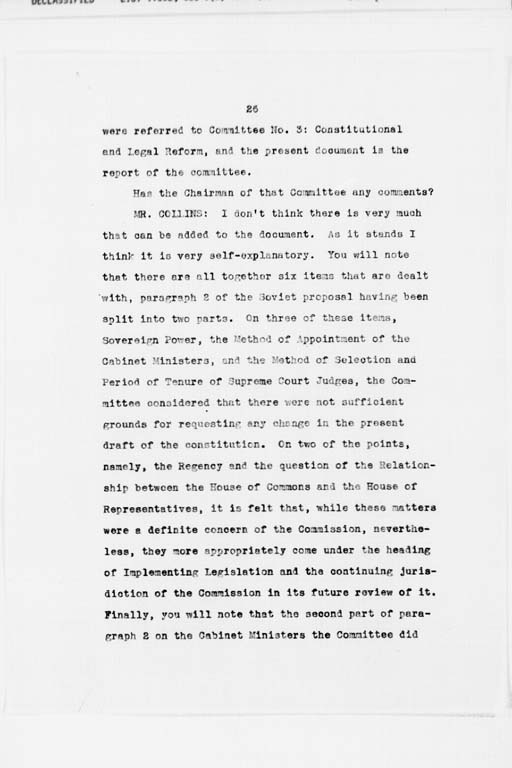 [Transcript of Twenty-Seventh Meeting of the Far Eastern Commission, Held in Main Conference Room, 2516 Massachusetts Avenue, N.W., Saturday, September 21, 1946](Regular image)