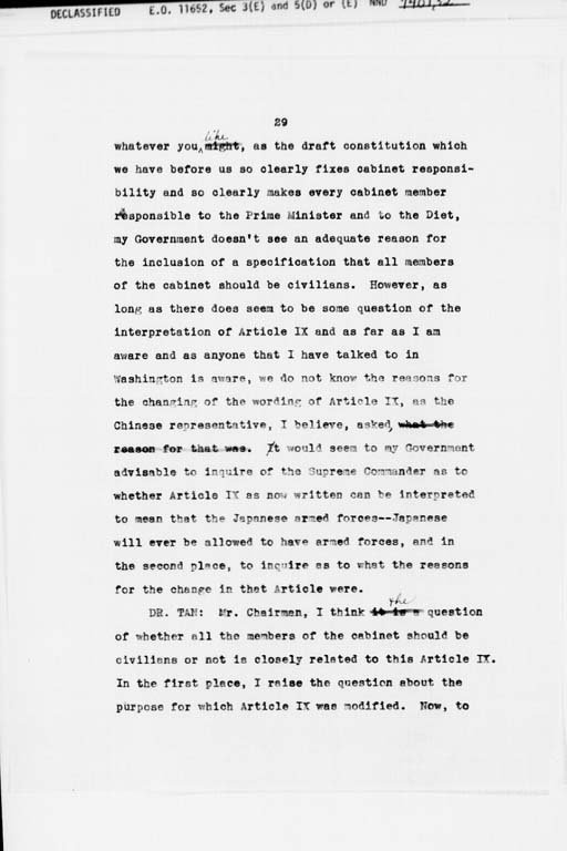 [Transcript of Twenty-Seventh Meeting of the Far Eastern Commission, Held in Main Conference Room, 2516 Massachusetts Avenue, N.W., Saturday, September 21, 1946](Regular image)