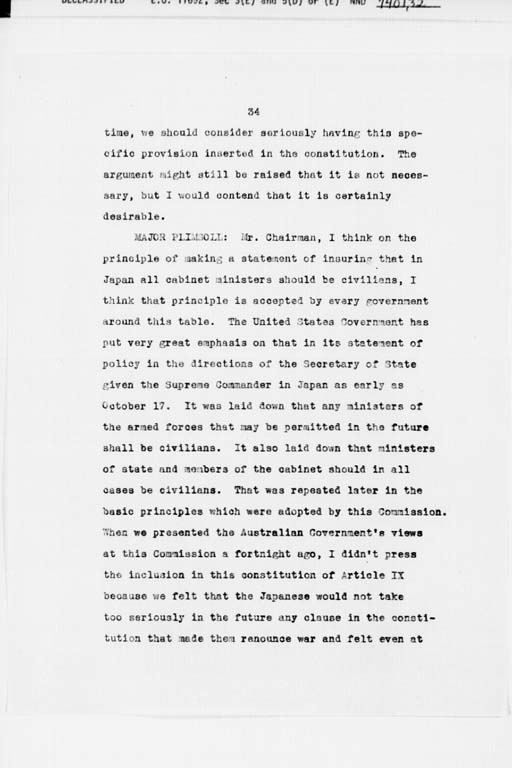 [Transcript of Twenty-Seventh Meeting of the Far Eastern Commission, Held in Main Conference Room, 2516 Massachusetts Avenue, N.W., Saturday, September 21, 1946](Regular image)