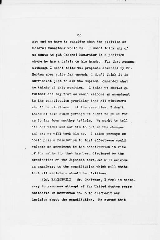 [Transcript of Twenty-Seventh Meeting of the Far Eastern Commission, Held in Main Conference Room, 2516 Massachusetts Avenue, N.W., Saturday, September 21, 1946](Regular image)