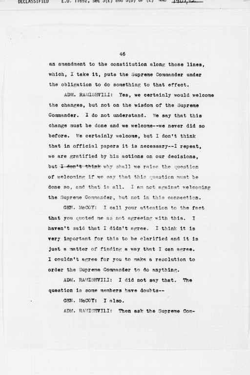 [Transcript of Twenty-Seventh Meeting of the Far Eastern Commission, Held in Main Conference Room, 2516 Massachusetts Avenue, N.W., Saturday, September 21, 1946](Regular image)