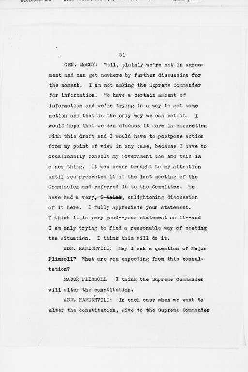 [Transcript of Twenty-Seventh Meeting of the Far Eastern Commission, Held in Main Conference Room, 2516 Massachusetts Avenue, N.W., Saturday, September 21, 1946](Regular image)