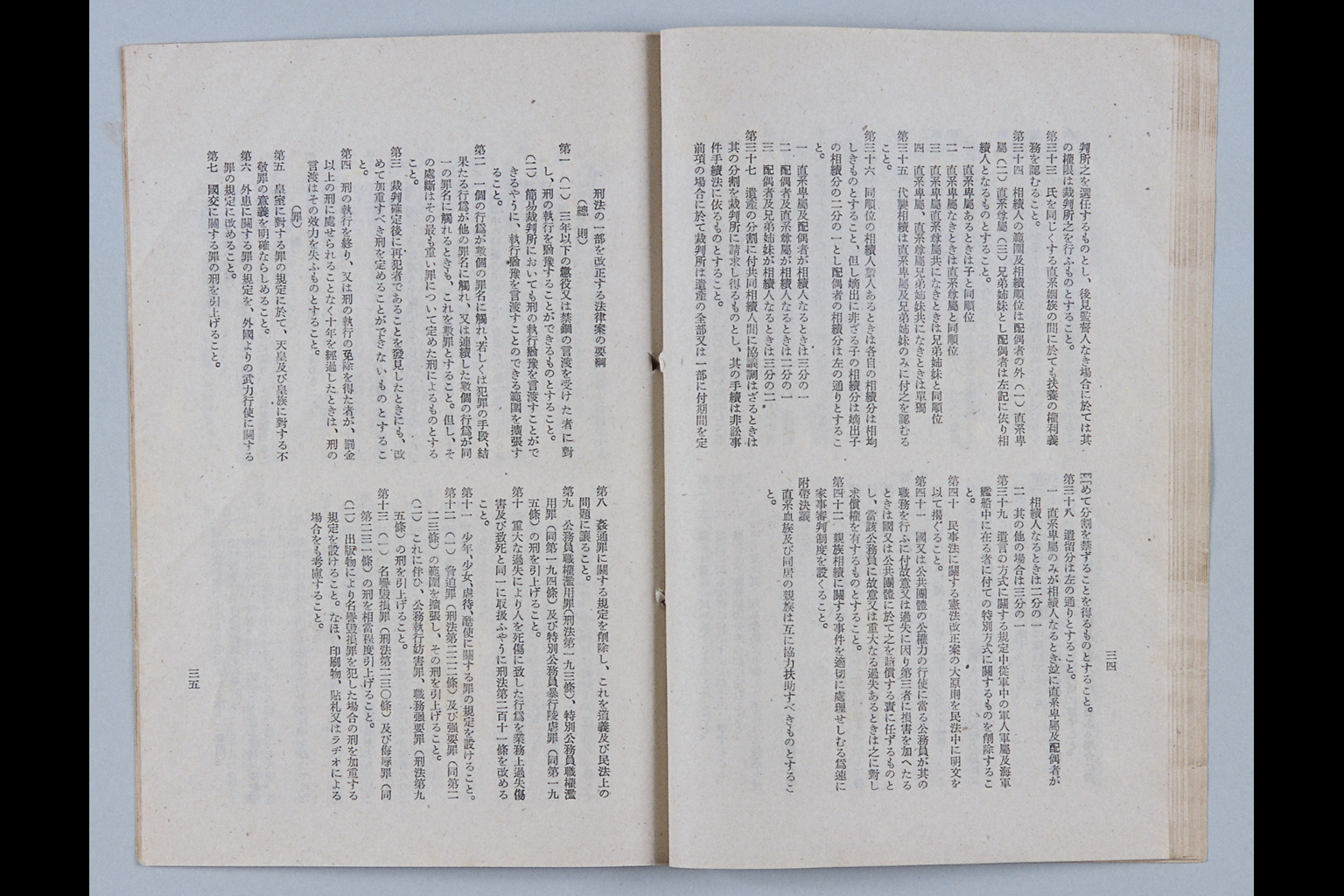 [Rinji Hosei Chosakai ni Okeru Shimon Dai-ichigo "Kenpo no Kaisei ni Tomonai, Seitei Matawa Kaisei wo Hitsuyo to Suru Shuyona Horitsu ni Tsuite, Sono Hoan no Yoko wo Shimesaretai." ni Taisuru Toshins](Larger image)