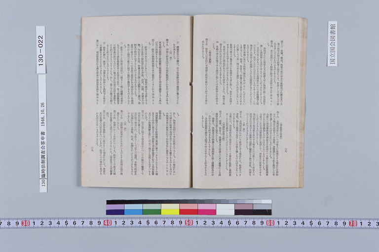 [Rinji Hosei Chosakai ni Okeru Shimon Dai-ichigo "Kenpo no Kaisei ni Tomonai, Seitei Matawa Kaisei wo Hitsuyo to Suru Shuyona Horitsu ni Tsuite, Sono Hoan no Yoko wo Shimesaretai." ni Taisuru Toshins](Regular image)