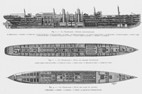 Drawings of La Champagne, Steamship Preview