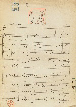 the score of opera Hagoromo