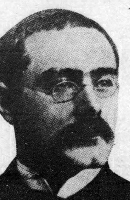 Portrait of KIPLING. Joseph Rudyard