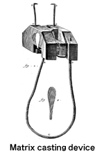 Matrix casting device