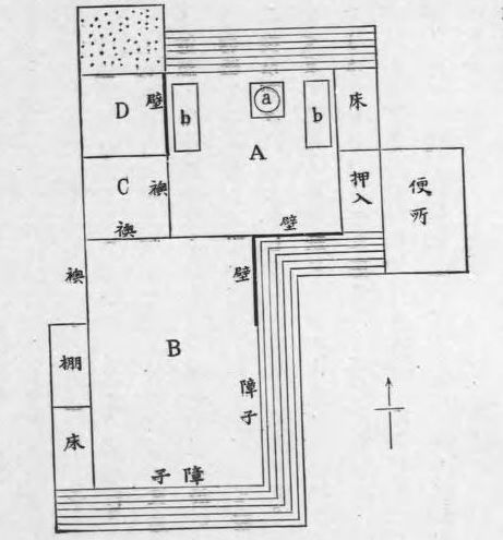 清原邸の見取り図