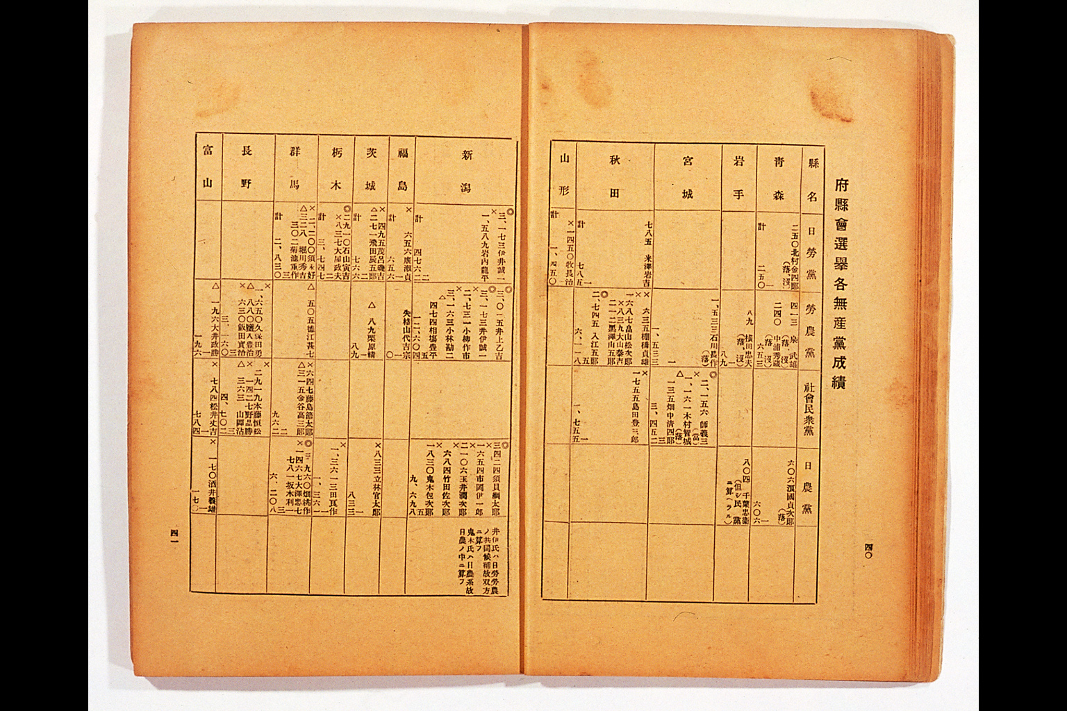 Measure and Report of the Japan Ronoto Party Headquarters, Presented at Its First National Convention(larger)