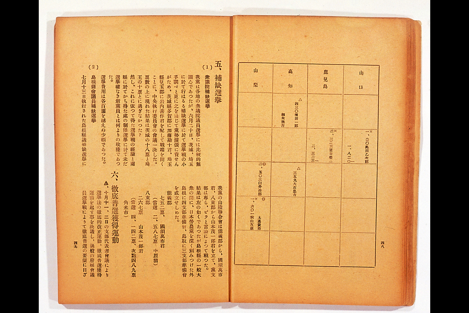 Measure and Report of the Japan Ronoto Party Headquarters, Presented at Its First National Convention(larger)